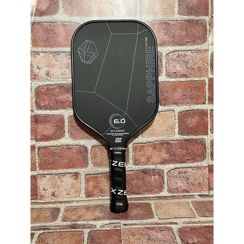 Six Zero Sapphire Pickleball Paddle RC 13 MM USAP Approved